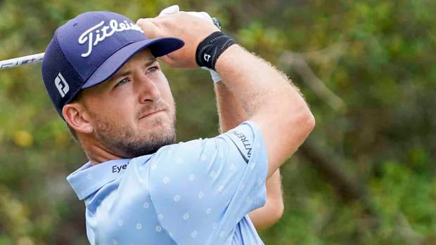 Lee Hodges is pictured at the 2023 Valero Texas Open